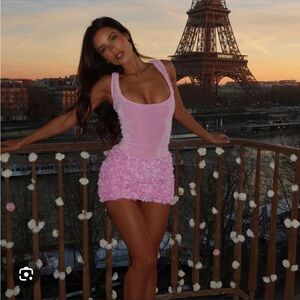 White Fox Boutique Pink Mini Dress